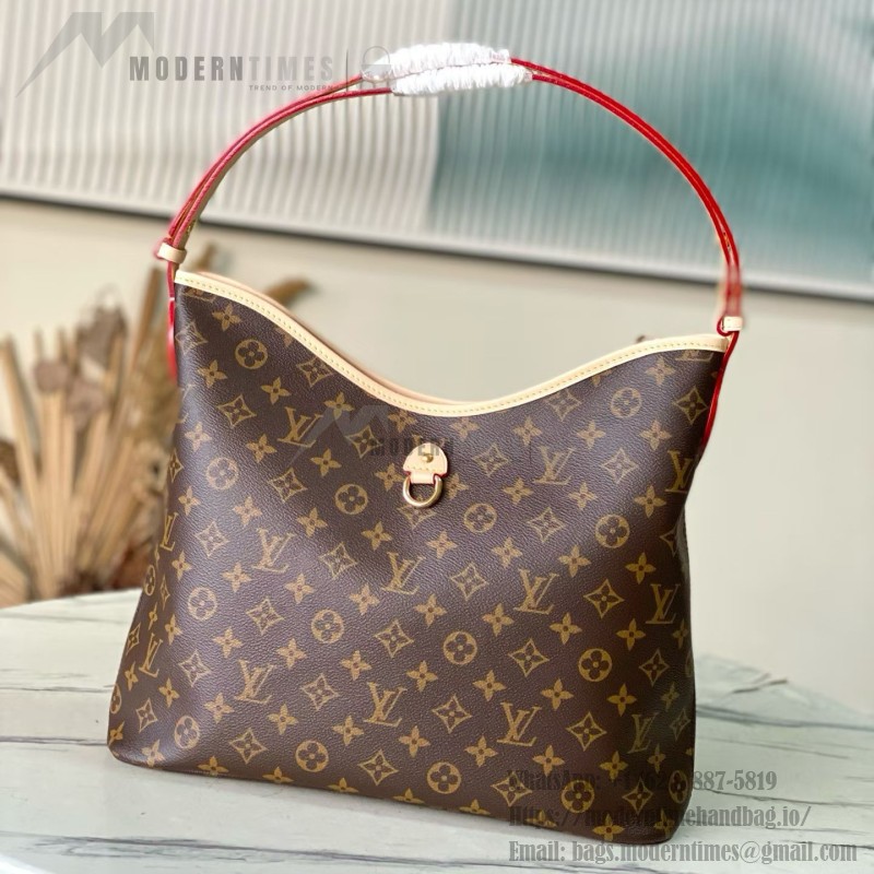 Louis Vuitton M27335 Monogram Lineup Handbag – Classic Canvas with Leather Trim