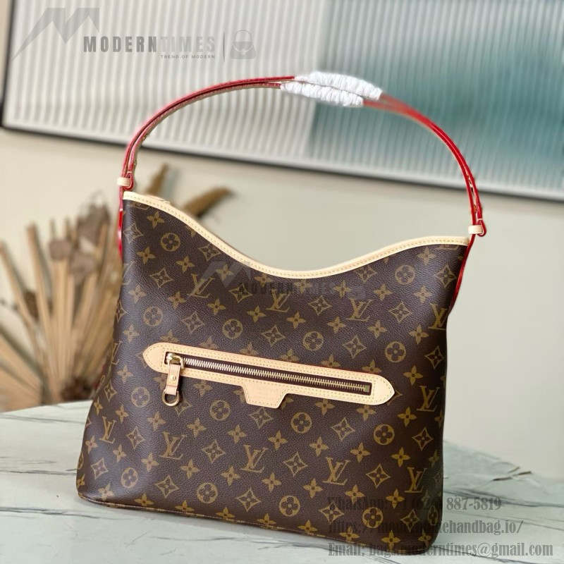 Louis Vuitton M27335 Monogram Lineup Handbag – Classic Canvas with Leather Trim