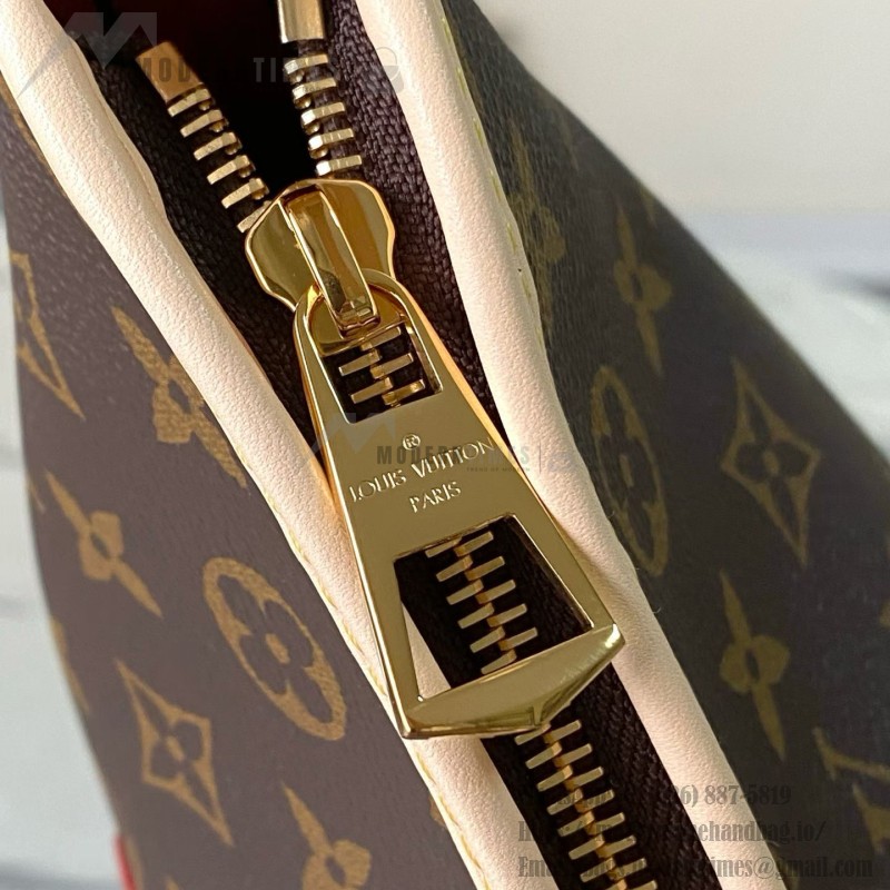 Louis Vuitton M27335 Monogram Lineup Handbag – Classic Canvas with Leather Trim