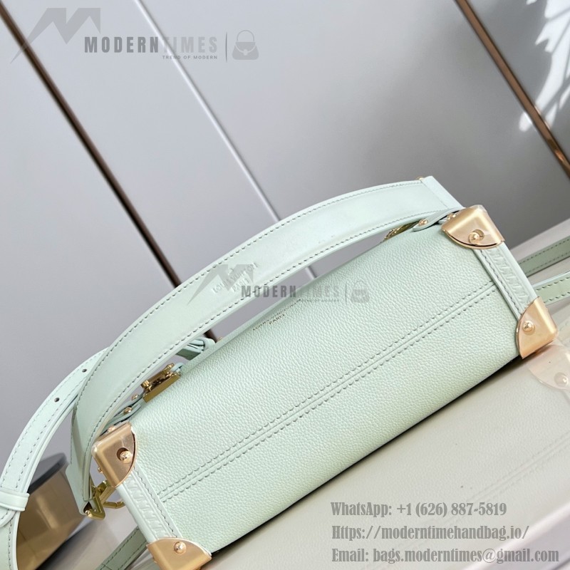 Louis Vuitton Side Trunk Medium Bag M27449 Light Green / M28333 Red