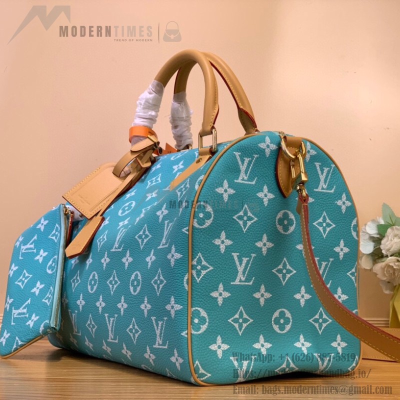 Louis Vuitton Speedy P9 Bandoulière 40 Monogram Leather Replica Handbag