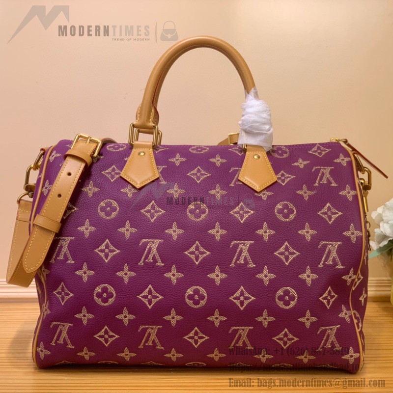 Louis Vuitton Speedy P9 Bandoulière 40 Monogram Leather Replica Handbag