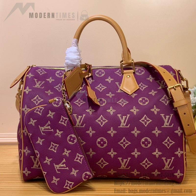 Louis Vuitton Speedy P9 Bandoulière 40 Monogram Leather Replica Handbag