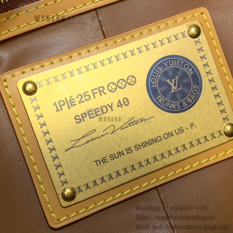 Louis Vuitton Speedy P9 Bandoulière 40 Monogram Leather Replica Handbag