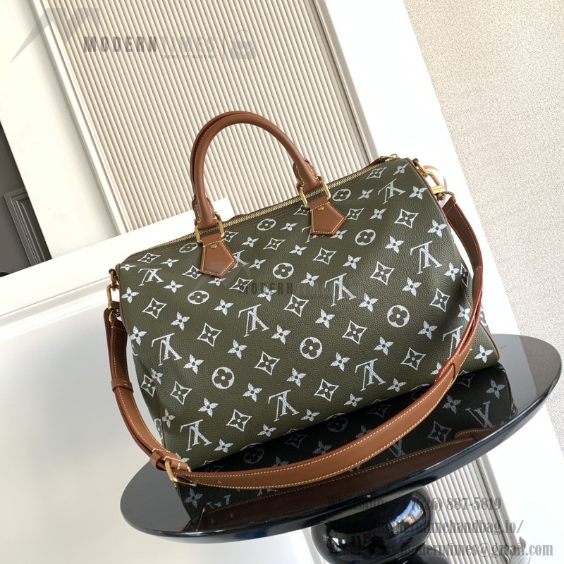 Louis Vuitton Speedy P9 Bandoulière 40 Monogram Leather Replica Handbag