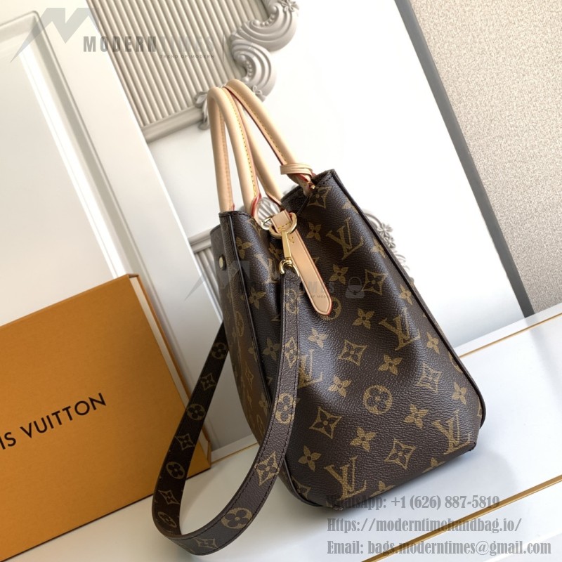 Louis Vuitton Montaigne BB Monogram canvas handbag with shoulder strap