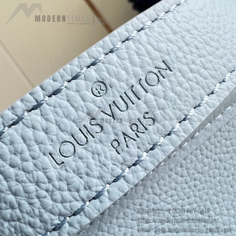 Louis Vuitton Neverfull Bandoulière Inside Out BB light blue Monogram handbag