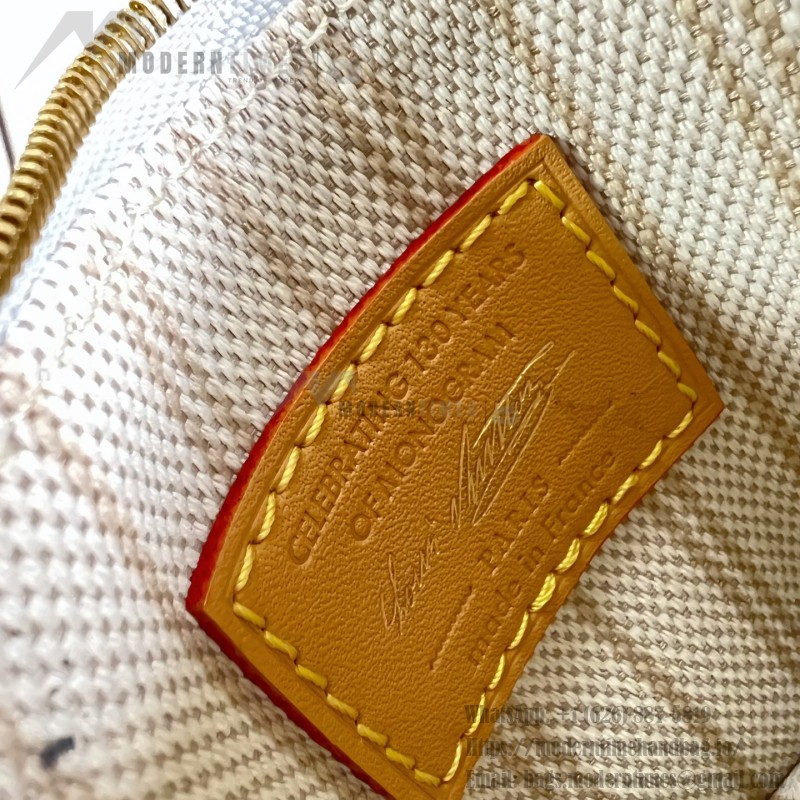 Louis Vuitton All In BB Monogram Origine Bleu Courrier handbag in blue canvas