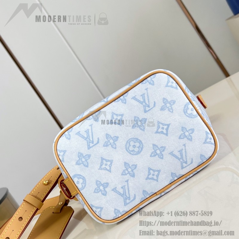 Louis Vuitton All In BB Monogram Origine Bleu Courrier handbag in blue canvas