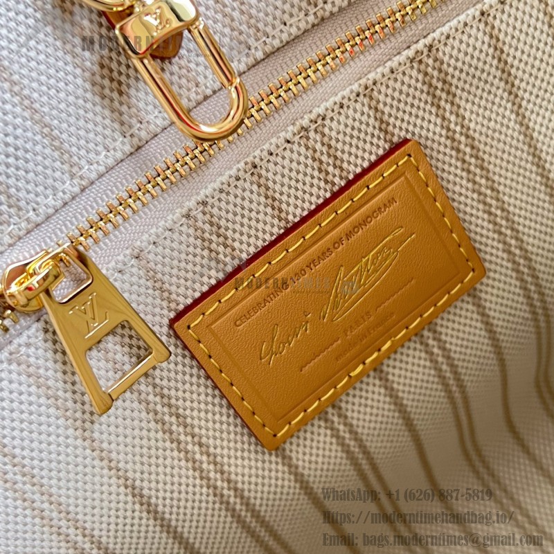 Louis Vuitton OnTheGo PM Monogram Origine Bleu Courrier Tote Bag