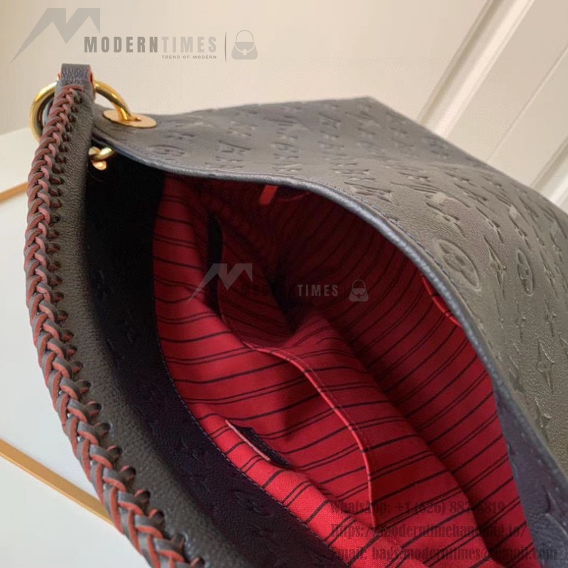 Louis Vuitton Artsy MM Monogram Empreinte Leather Handbag M41066 Front View