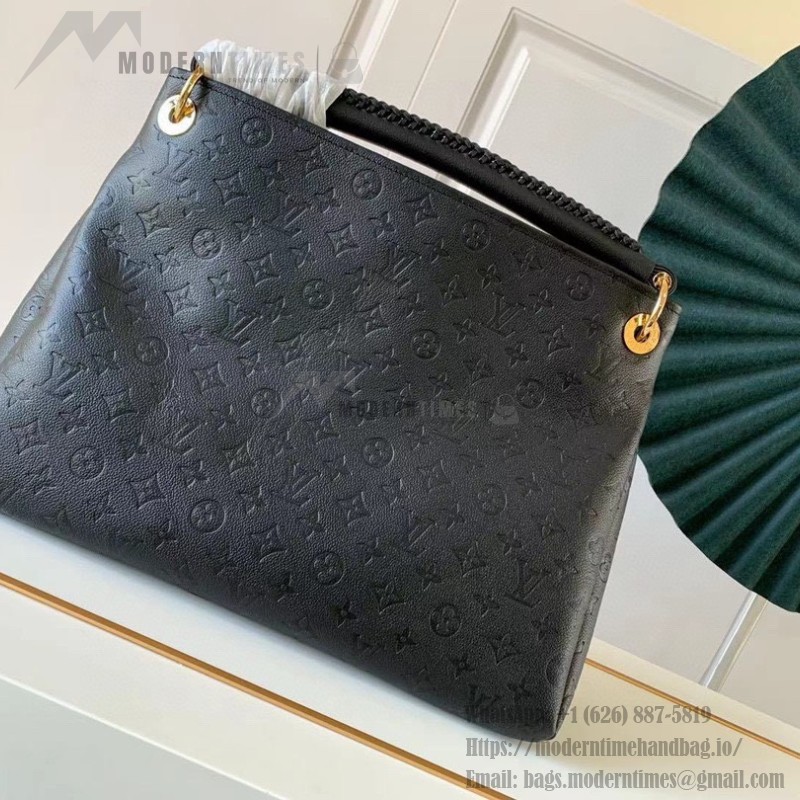Louis Vuitton Artsy MM Monogram Empreinte Leather Handbag M41066 Front View