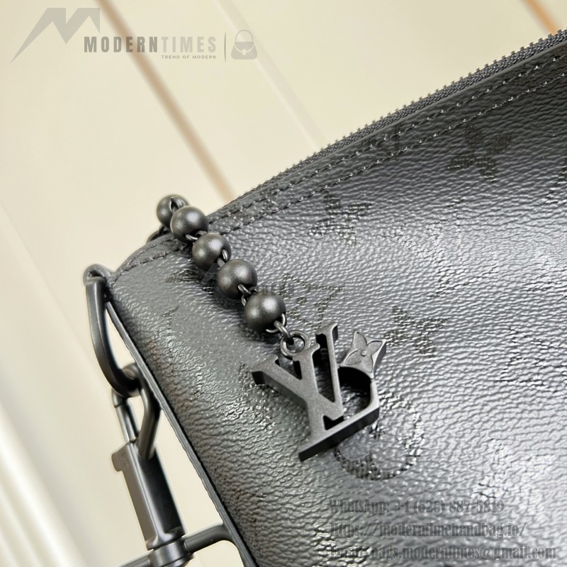 Louis Vuitton M27856 Vagabond Hobo Bag in Monogram Midnight Canvas