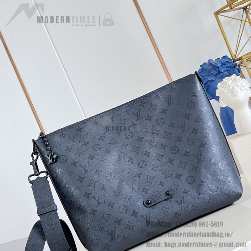 Louis Vuitton M27856 Vagabond Hobo Bag in Monogram Midnight Canvas