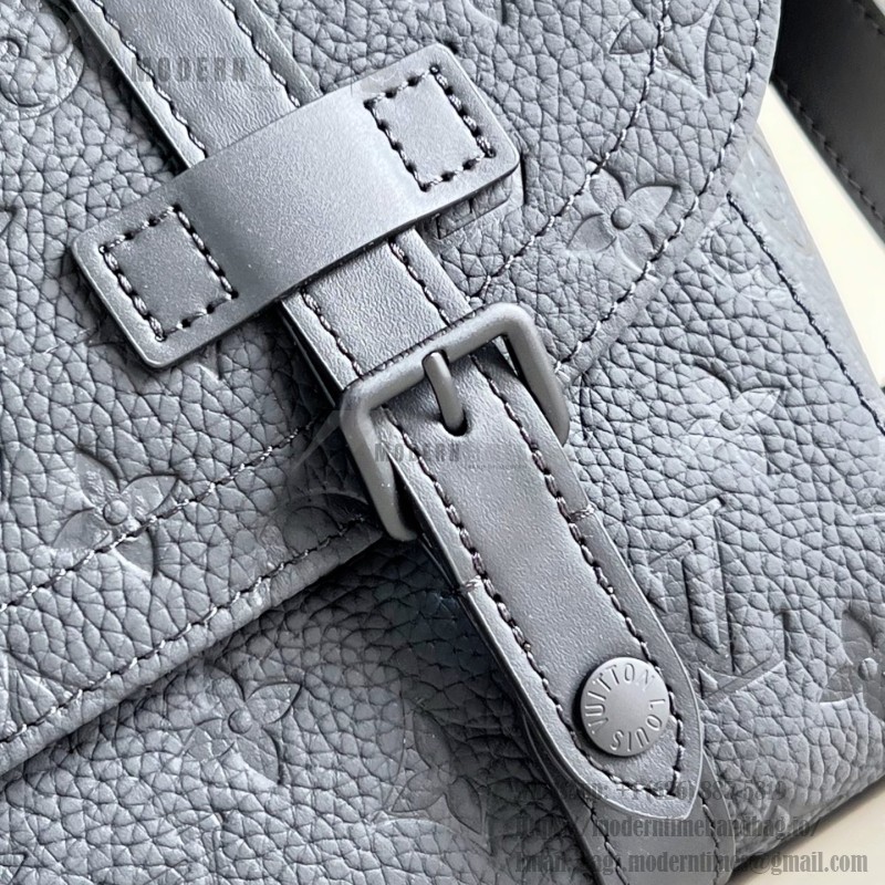 Louis Vuitton M28324 Christopher Messenger Bag in Monogram Taurillon Grained Leather