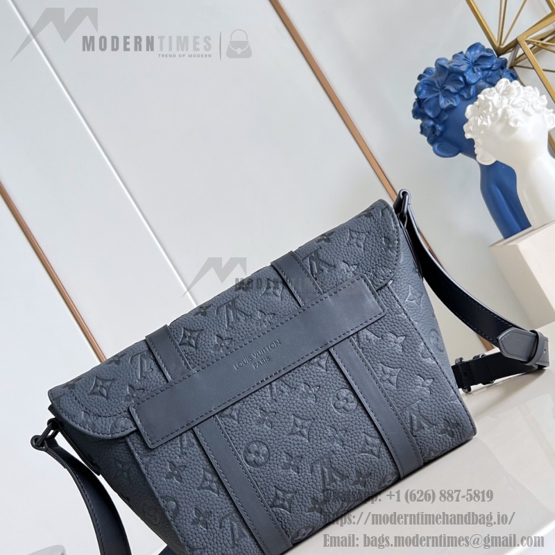Louis Vuitton M28324 Christopher Messenger Bag in Monogram Taurillon Grained Leather