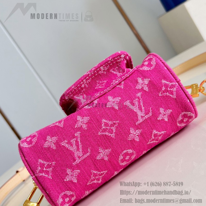 Louis Vuitton Nano Speedy Monogram Denim M27603 Replica Handbag