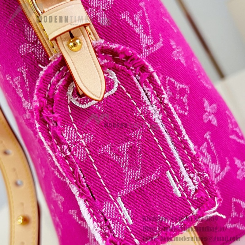 Louis Vuitton All In BB Rose Red Denim M27626 Replica Handbag