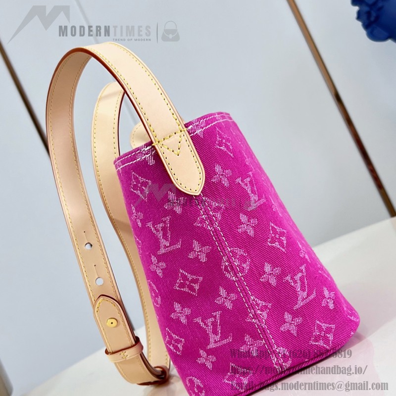 Louis Vuitton All In BB Rose Red Denim M27626 Replica Handbag