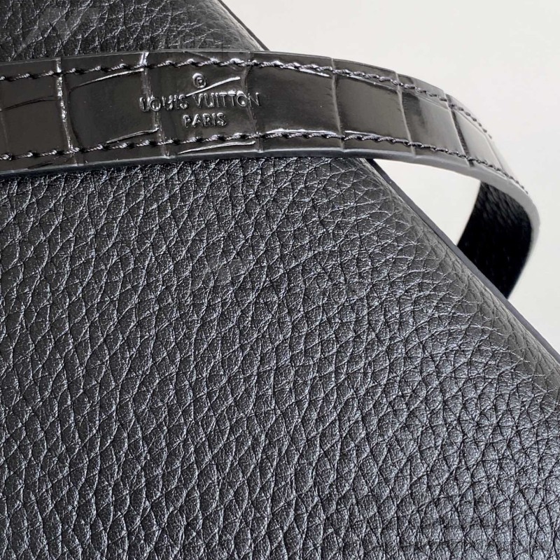 Louis Vuitton-inspired dynamic chip replica handbag in gray black blue and green color options