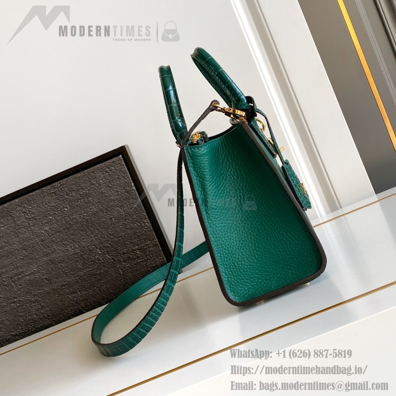 Louis Vuitton-inspired dynamic chip replica handbag in gray black blue and green color options