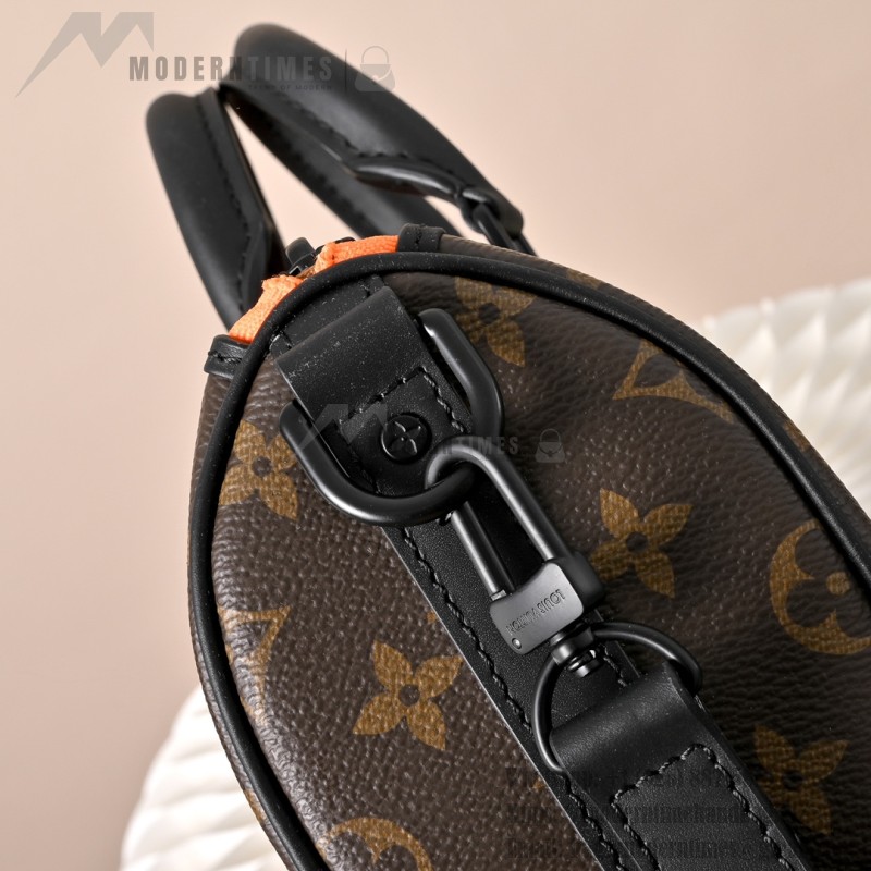 Louis Vuitton Nano Keepall Cartoon Embroidered Handbag M80201 featuring embroidered scarecrow and monster characters