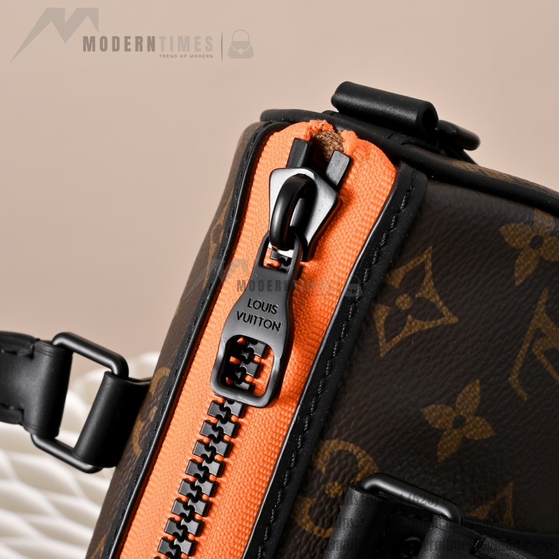 Louis Vuitton Nano Keepall Cartoon Embroidered Handbag M80201 featuring embroidered scarecrow and monster characters