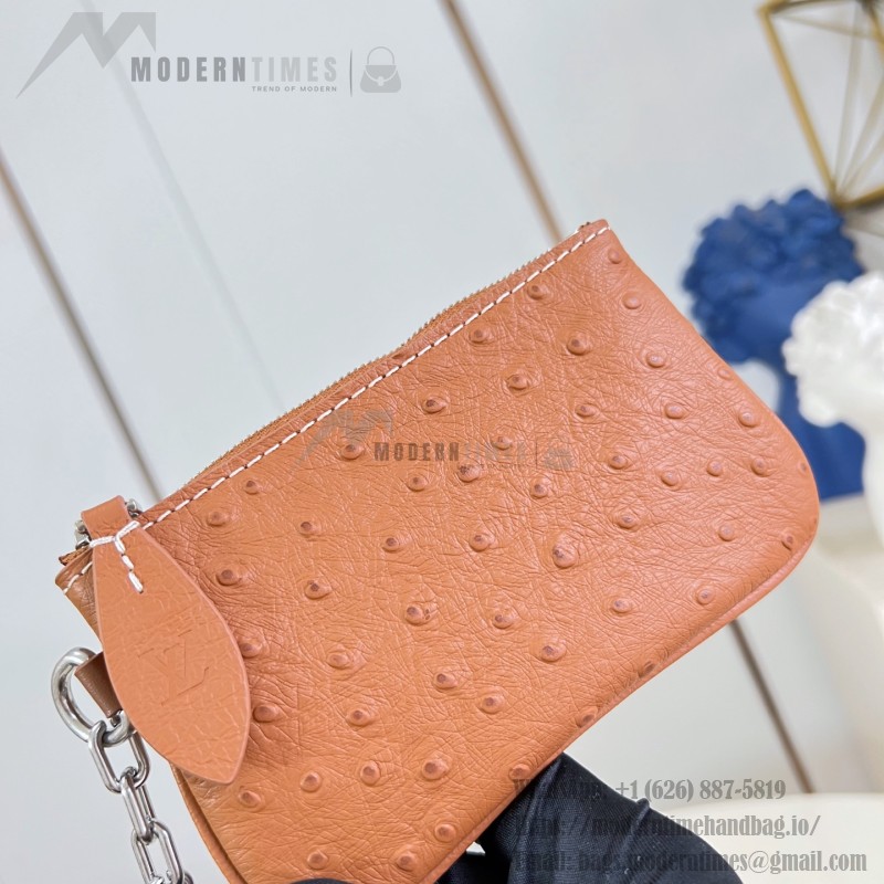 Louis Vuitton Speedy P9 Bandoulière 25 Monogram leather handbag N89119 with polished metal hardware and lambskin lining