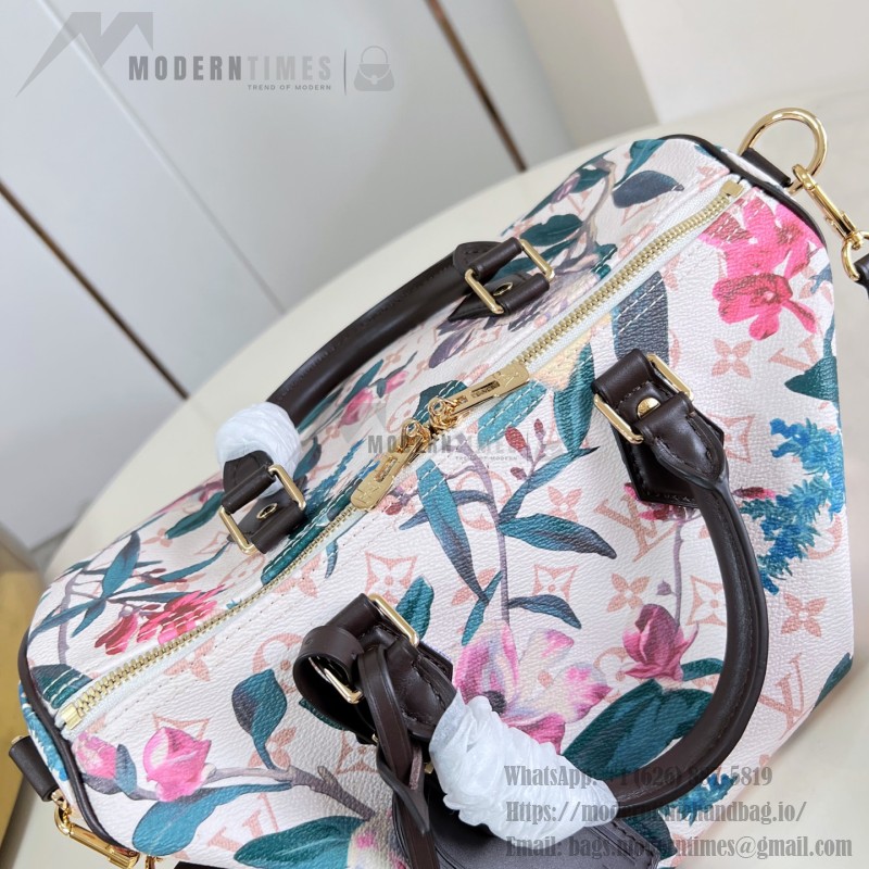Louis Vuitton Speedy 30 Soft Monogram Eden handbag with floral and animal print design