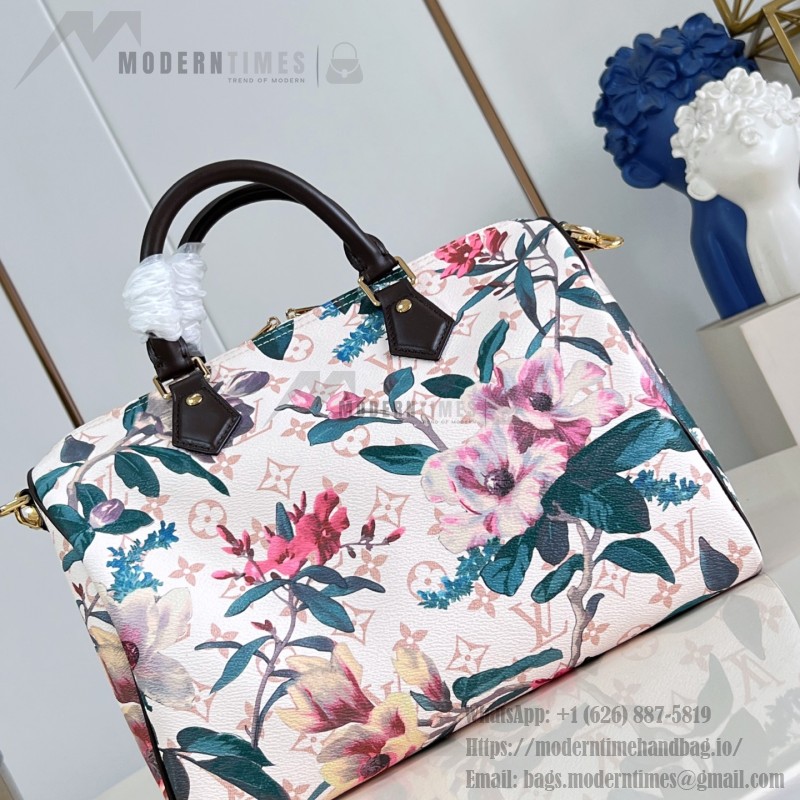Louis Vuitton Speedy 30 Soft Monogram Eden handbag with floral and animal print design