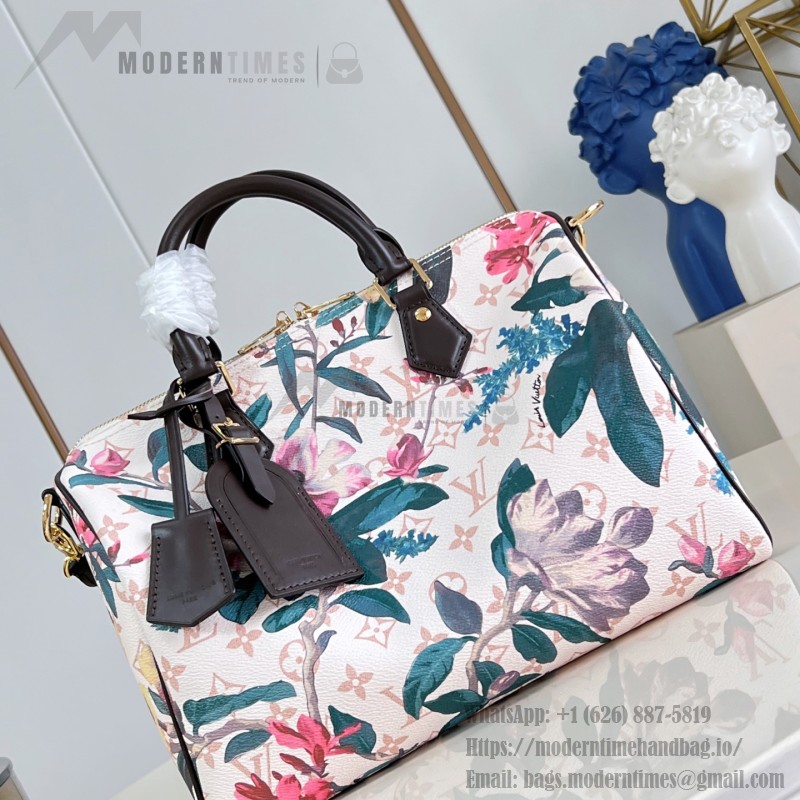 Louis Vuitton Speedy 30 Soft Monogram Eden handbag with floral and animal print design