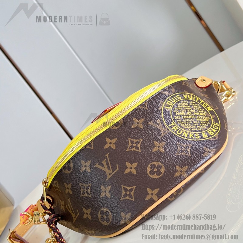 Louis Vuitton Paris À Vélo M27237 Monogram canvas bumbag with nylon details and detachable handle