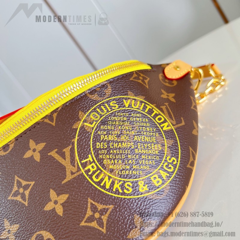 Louis Vuitton Paris À Vélo M27237 Monogram canvas bumbag with nylon details and detachable handle