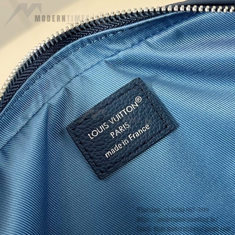 Louis Vuitton Trio Messenger M28618 Monogram Shadow leather messenger bag with detachable coin pouch