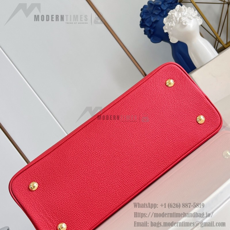 Louis Vuitton Capucines Souple Large M26259 smooth leather handbag with top handles and removable shoulder strap