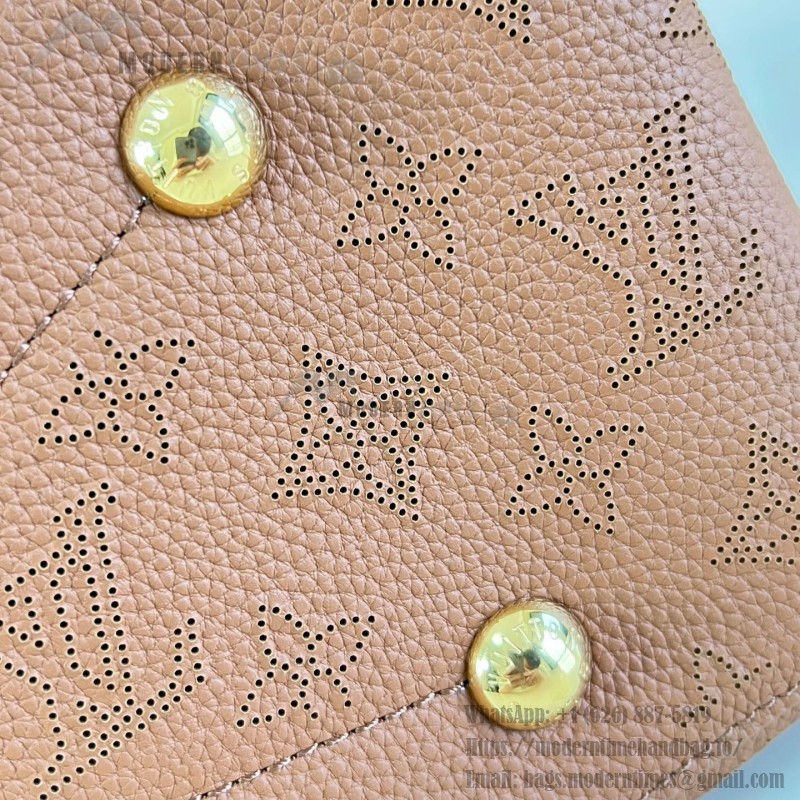 Louis Vuitton Bella Tote M27443 perforated leather handbag with detachable chain