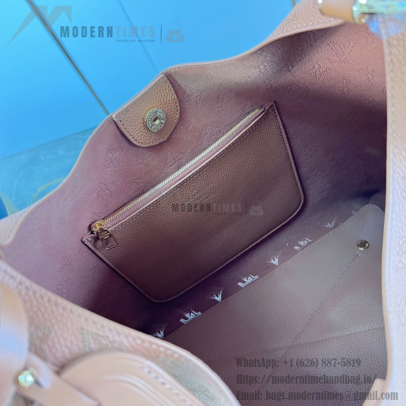 Louis Vuitton Carmel Hobo M27446 Taurillon grained leather shoulder bag with perforated leather and twist-lock closure