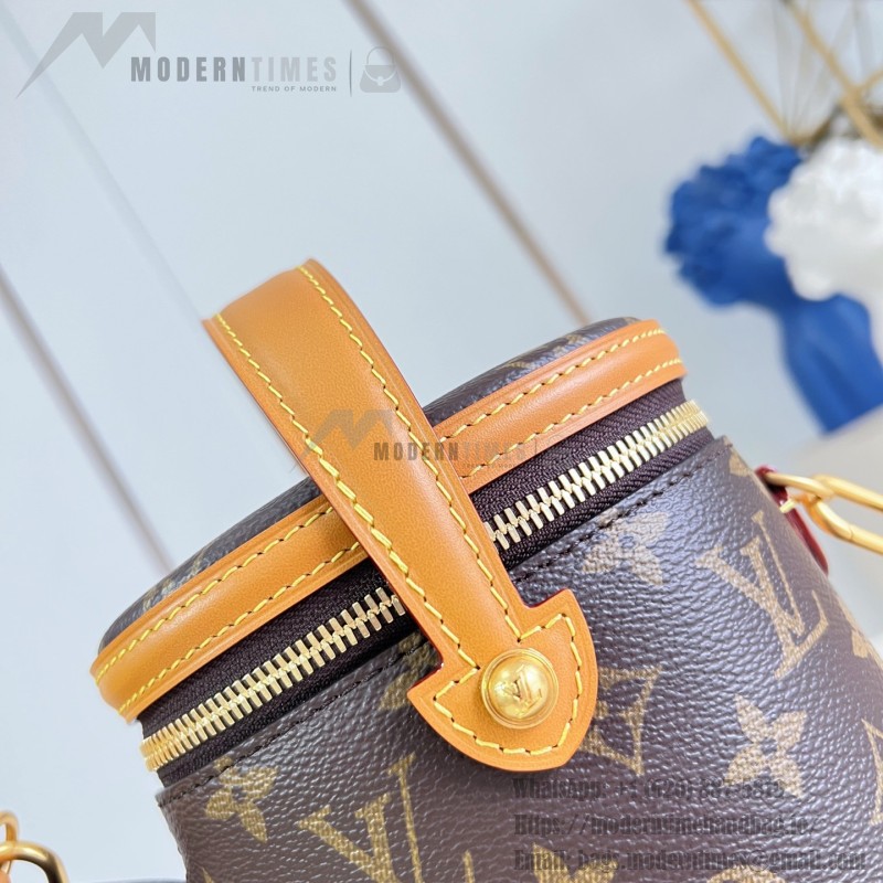 Louis Vuitton Watering Can M27563 Monogram canvas handbag with top handle and detachable shoulder strap