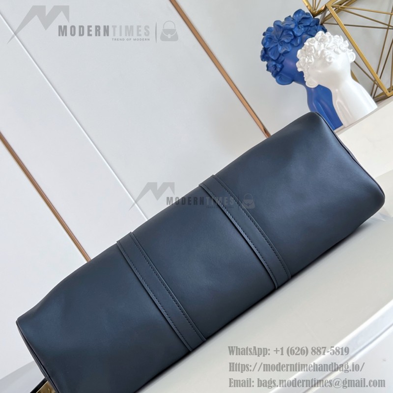 Louis Vuitton Needle M28000 Monogram canvas handbag with leather side bands and top handle