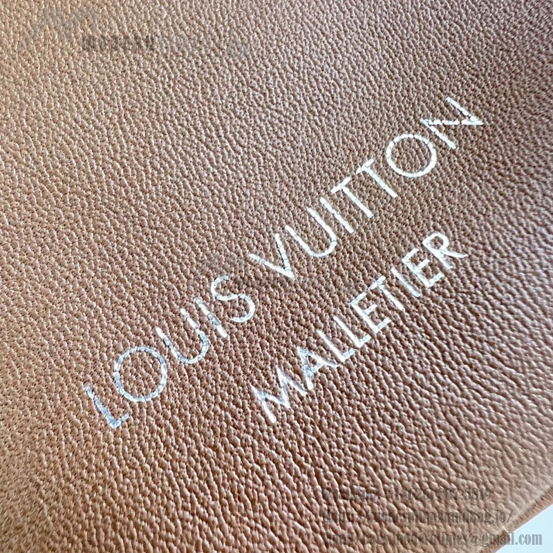Louis Vuitton Nil M27999 soft leather bag with adjustable shoulder strap and LV Blason jacquard lining
