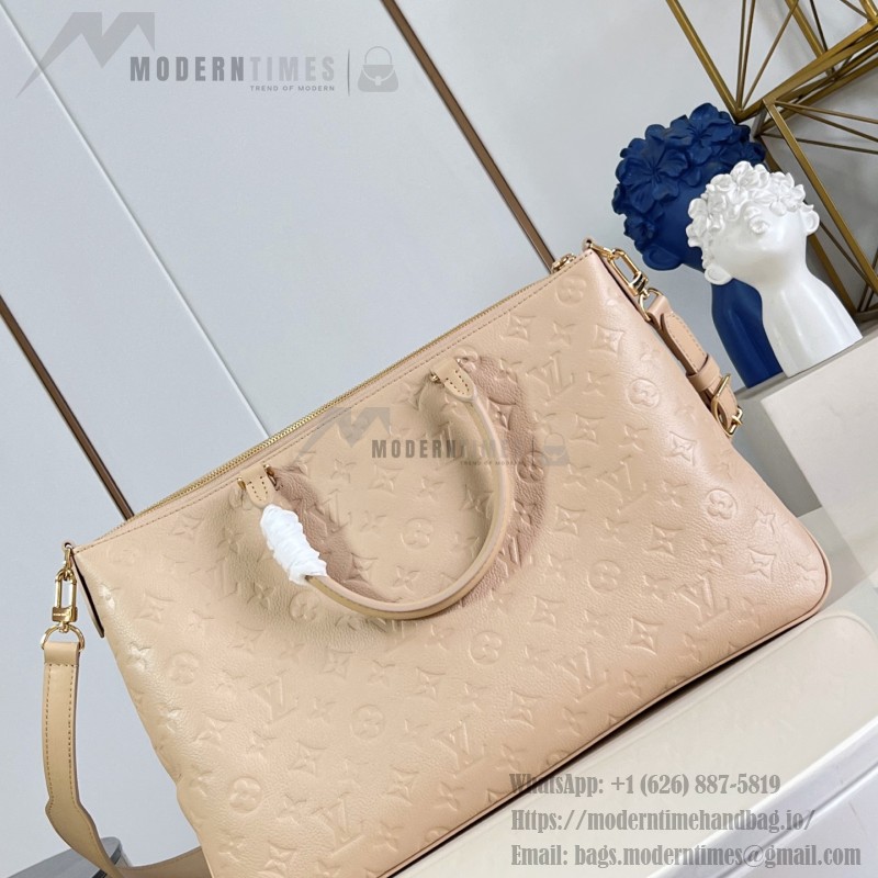 Louis Vuitton Skyline PM Handbag in Monogram Empreinte Leather with Gold Hardware and Front Zip Pocket