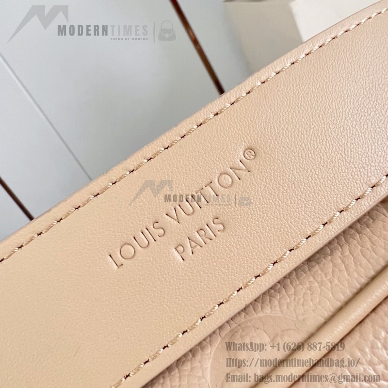 Louis Vuitton Skyline PM Handbag in Monogram Empreinte Leather with Gold Hardware and Front Zip Pocket