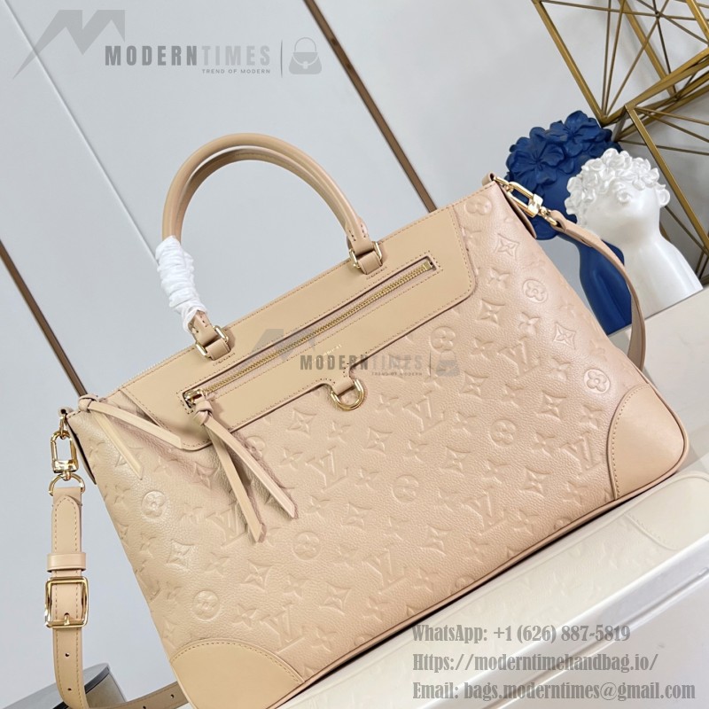 Louis Vuitton Skyline PM Handbag in Monogram Empreinte Leather with Gold Hardware and Front Zip Pocket