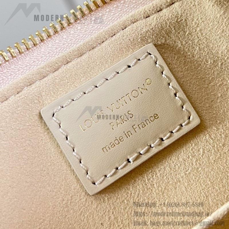 Louis Vuitton Skyline PM Handbag in Monogram Empreinte Leather with Gold Hardware and Front Zip Pocket