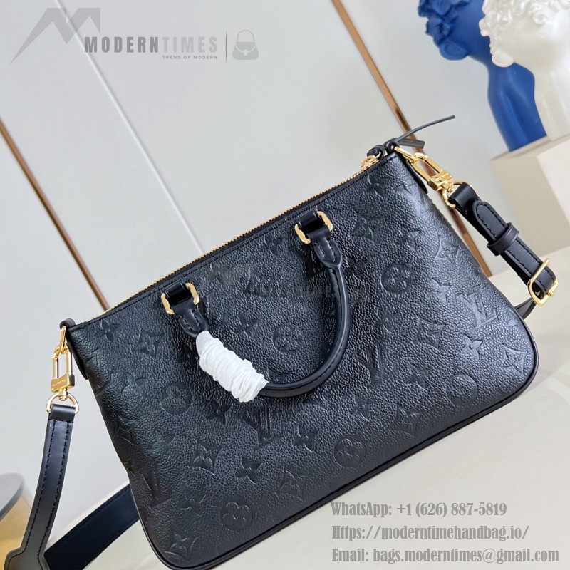 Louis Vuitton Skyline PM Handbag in Monogram Empreinte Leather with Gold Hardware and Front Zip Pocket