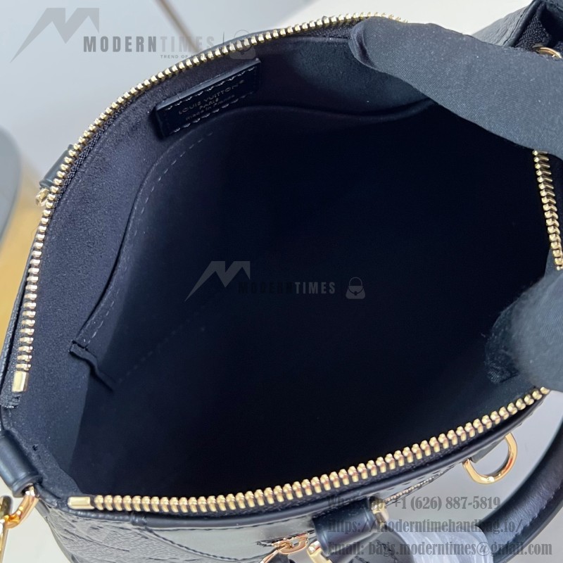 Louis Vuitton Skyline PM Handbag in Monogram Empreinte Leather with Gold Hardware and Front Zip Pocket