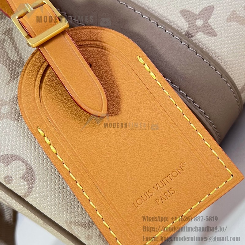  Louis Vuitton Keepall Bandoulière 25 M29272 Damoflage Coated Canvas Travel Bag with Leather Handles