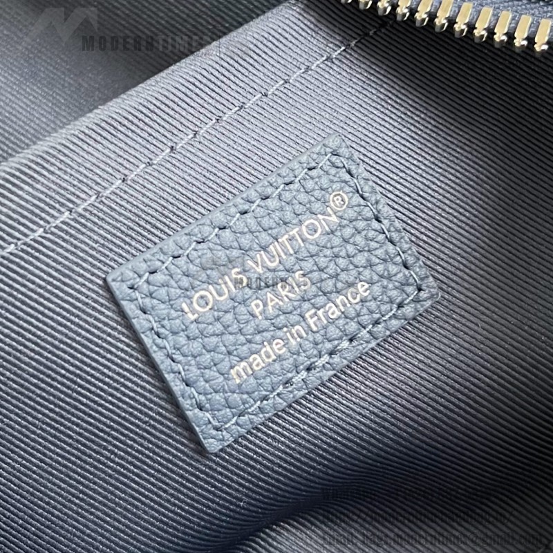 Louis Vuitton Keepall Bandoulière 25 M28600 Damoflage Coated Canvas Travel Bag with Leather Handles