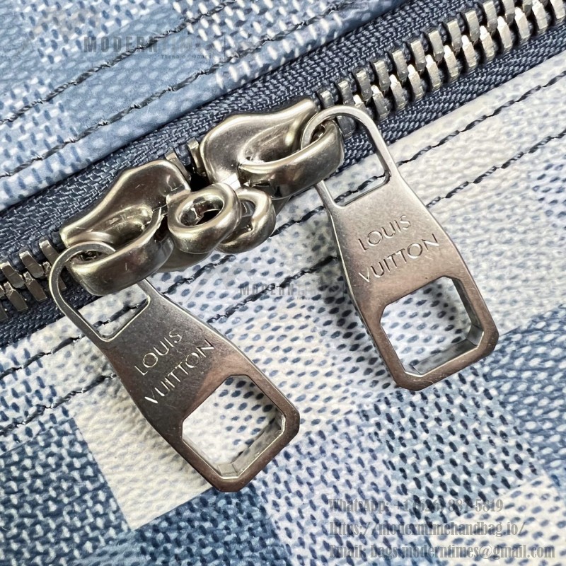  Louis Vuitton Keepall Bandoulière Damoflage Coated Canvas Travel Bag M28842 M29601 with Pixelated Damier Camouflage