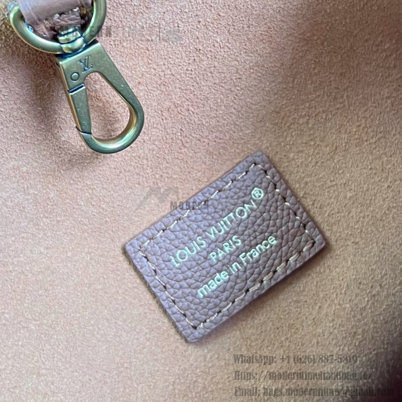 Louis Vuitton Low Key Hobo MM Flight Mode Leather Shoulder Bag M29144 M29156 with V-Shaped Design